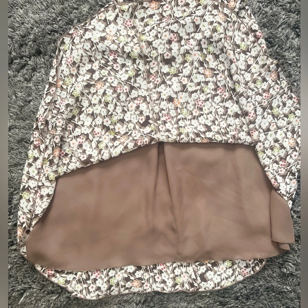CHRISTOPHER & BANKS FLORAL SKIRT Size 4